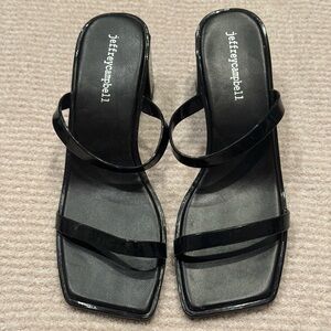 Jeffrey Campbell Black Heeled Sandals